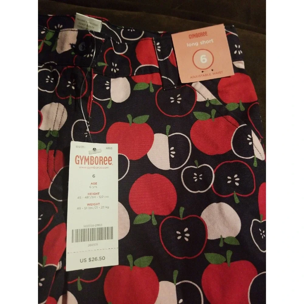 Gymboree‎ prep school long shorts 6 nwt